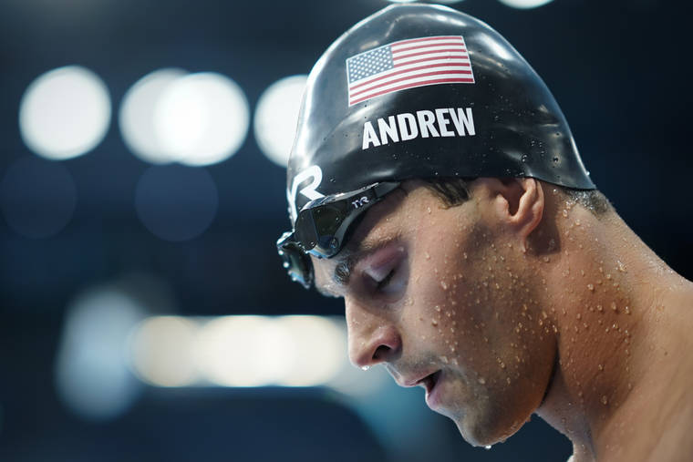 Unvaccinated U.S. swimmer Michael Andrew goes maskless behind scenes at Olympics