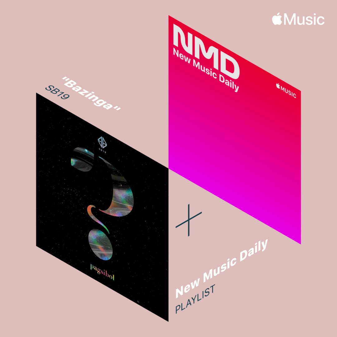 SB19Official's tweet photo. #SB19's first EP 'Pagsibol' is featured on @AppleMusic Absolute OPM, New In Pop and New Music Daily playlists! Thank you po! 💙

Stream #SB19PagsibolEP here: 
💿 https://t.co/1Usu3ELAdq https://t.co/SiPHXEMmCl
