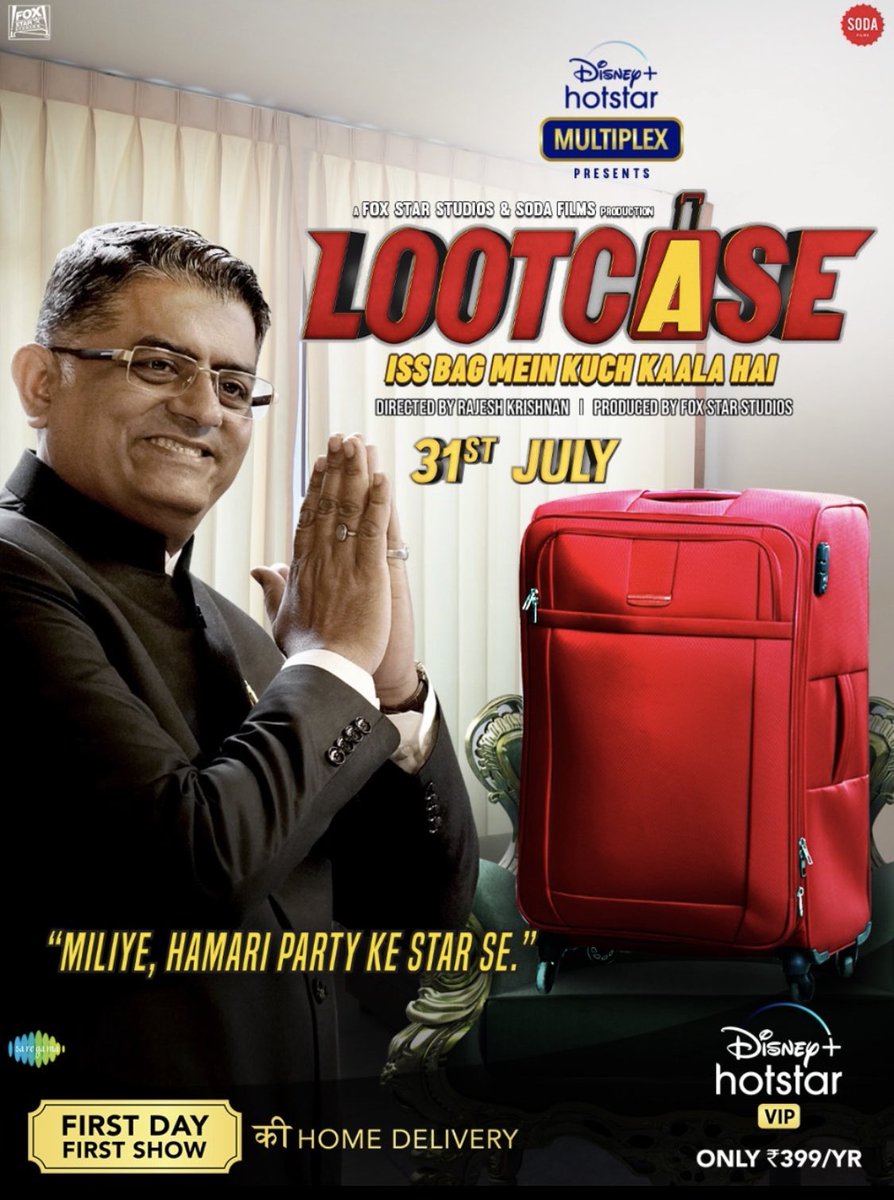 One year of #Lootcase … @rajoosworld @RanvirShorey @RasikaDugal @kunalkemmu