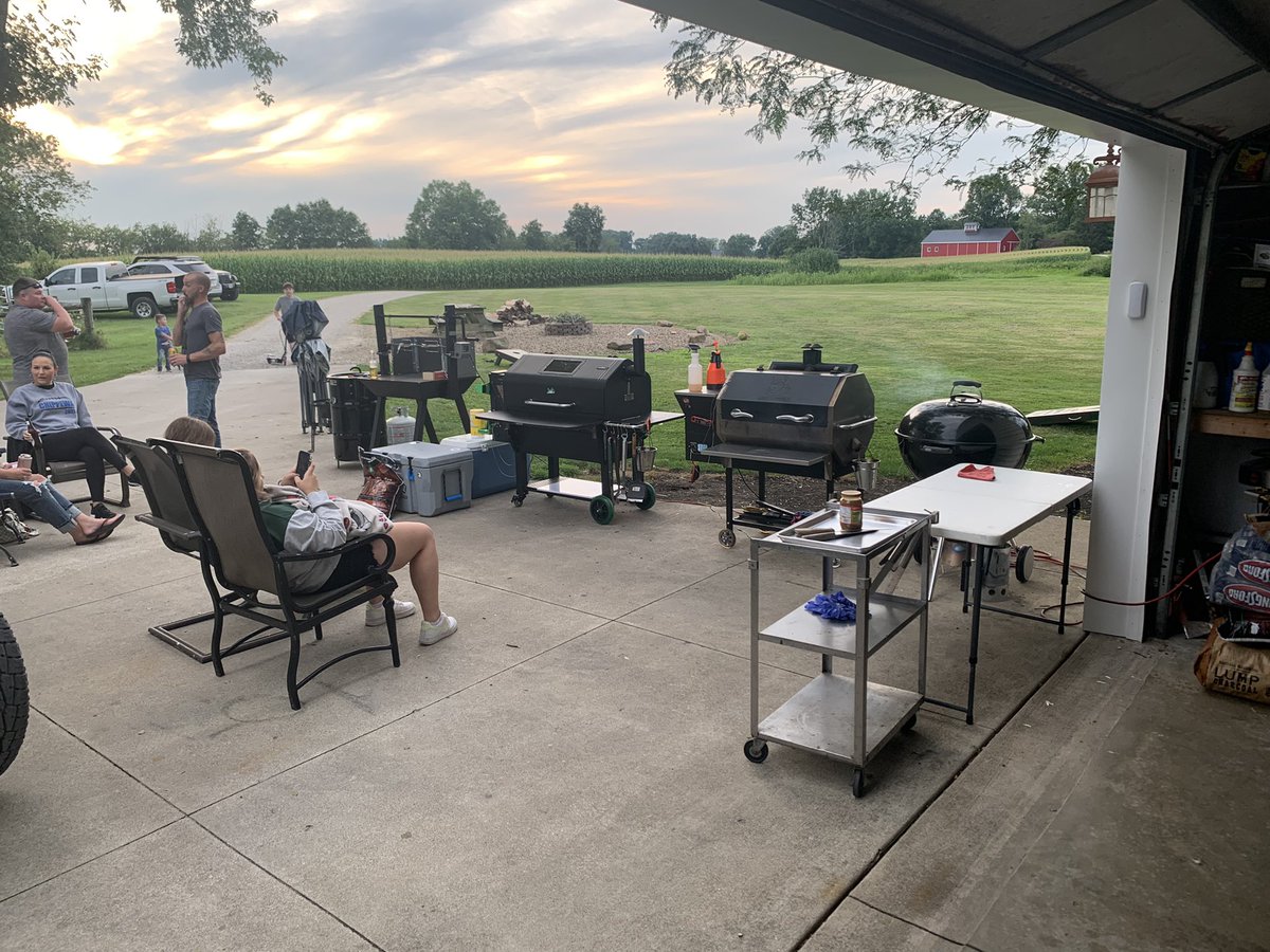 bpattshere's tweet photo. It’s going down! @recteq_official vs. @GMGrills #BBQThrowdown #OhioStyle https://t.co/amlwgFSefy
