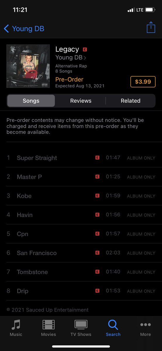 IAMYOUNGDB's tweet photo. Y’all go preorder my new tape coming out #newmusic https://t.co/wqrXkwLTS1