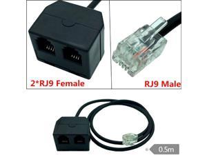 Câble ralonge de téléphone Y 25 pieds FM 2 x femelle – 1 x mâle MF

(Telephone cable extension Y 25’ ft feet FM 2 x female – 1 x male MF phone)

qualitasdistribution.com/index.php?rout…

QualitasDistribution.com depuis (since) 1994!
Membre du panier bleu! Détaillant local!