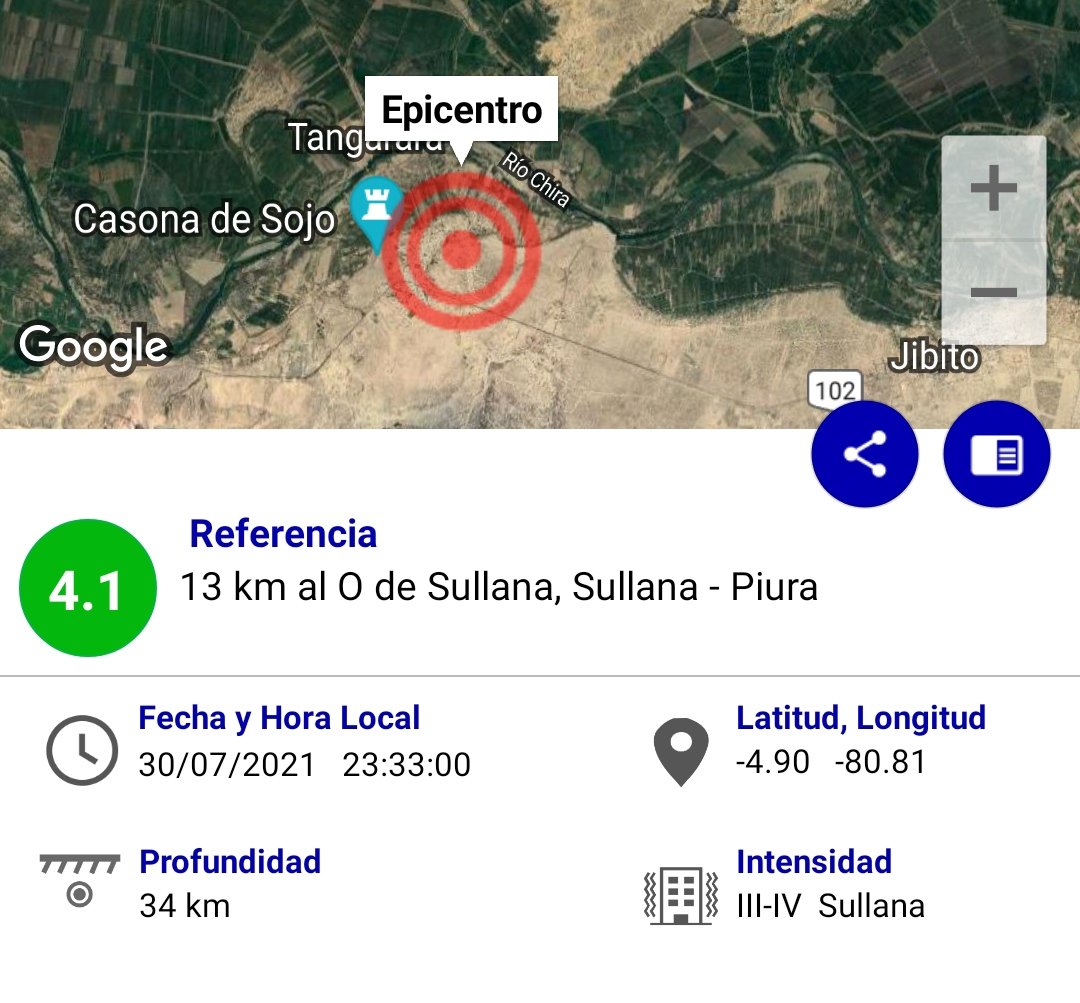 YasirPeru's tweet image. Réplicas en Sullana Piura.
#Sismo
#Temblor 
#TemblorPiura