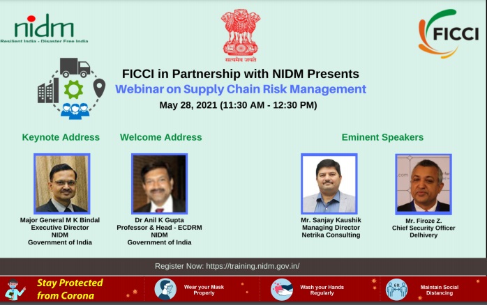 Completed a Training on #SupplyChainRisk Management from <a href="/nidmmhaindia/">National Institute of Disaster Management</a> &amp; <a href="/ficci_india/">FICCI</a>. Thank you <a href="/ArchakPattanaik/">Archak Pattanaik</a> for your inspiring work in Sustainable Supply Chain Management &amp; inspiring all of us at Climate Change &amp; Sustainability Centre <a href="/SriSriU/">Sri Sri University</a>. @tcrpindia <a href="/JKPaperIndia/">JK Paper</a>