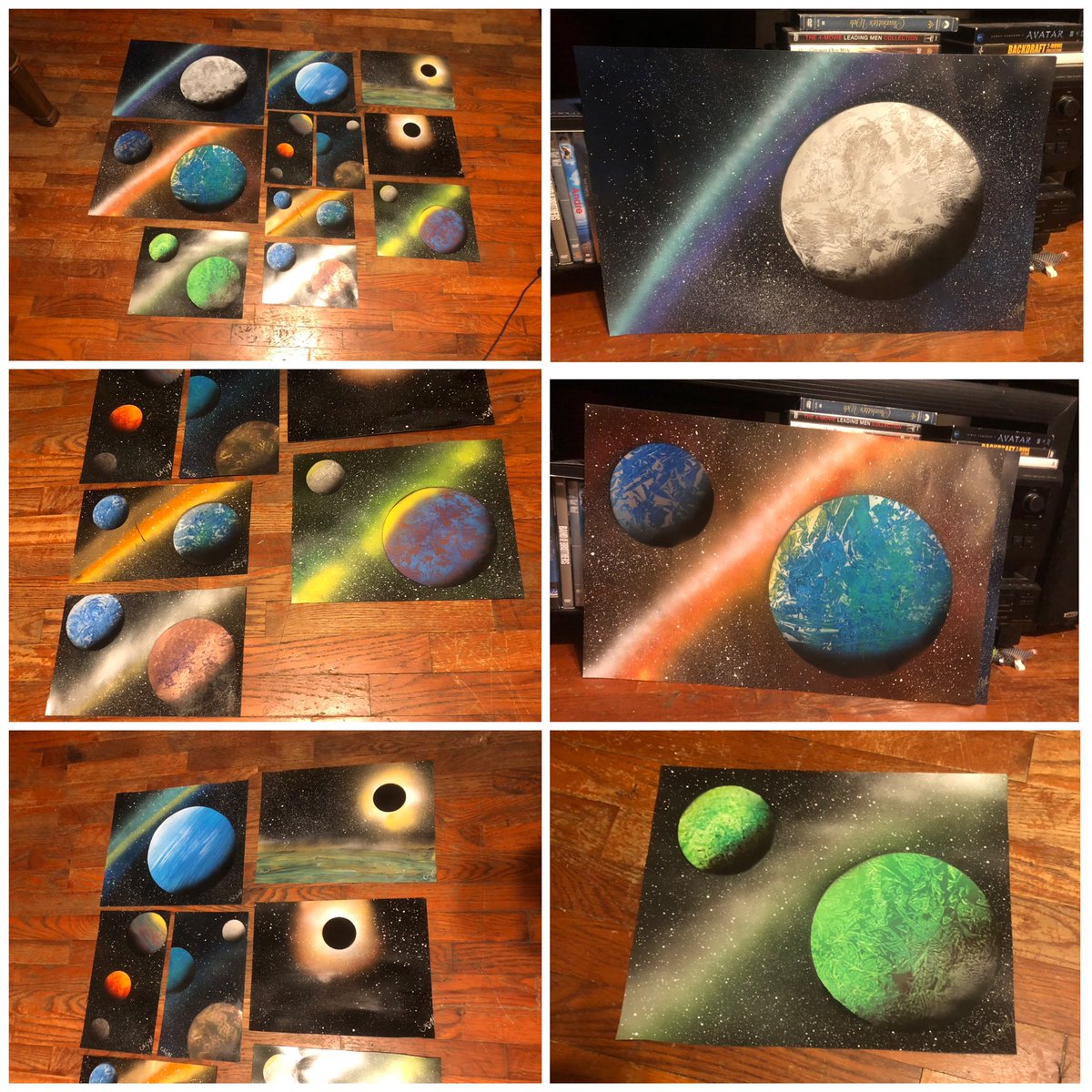 Lara2323Xx's tweet image. Today’s attempts at @EliteDangerous themed art! @smorganmoore @CaptnBeard hope you like it! 🥰 @frontierdev