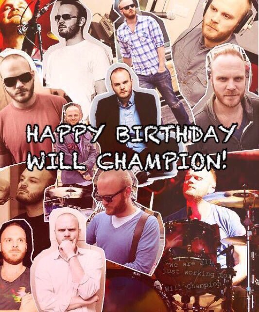 Happy 44th anniversary to the boss, the doctor of music, the champion of  our world, and the greatest drummer ever, mr. Will Champion 🥁🏆🌎 : r/ Coldplay