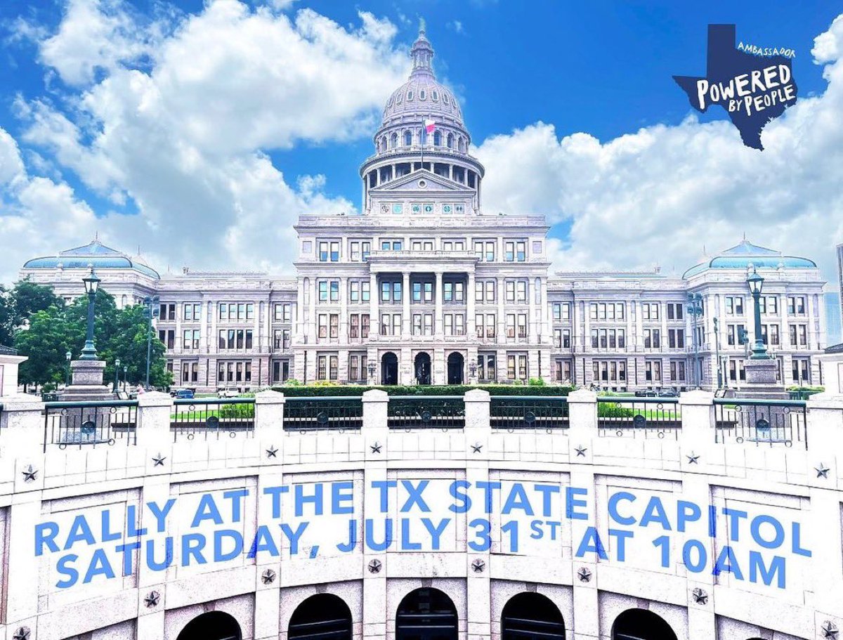 Rally at the Texas State Capitol on Saturday, July 31 @ 10am CT #PoorPeoplesCampaign #PoweredByPeople #MarchForDemocracy #SaveOurDemocracy #AustinTx 

actionnetwork.org/events/georget…