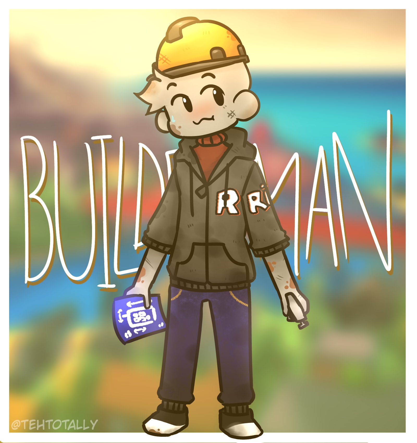 builderman from roblox fanart｜TikTok Search