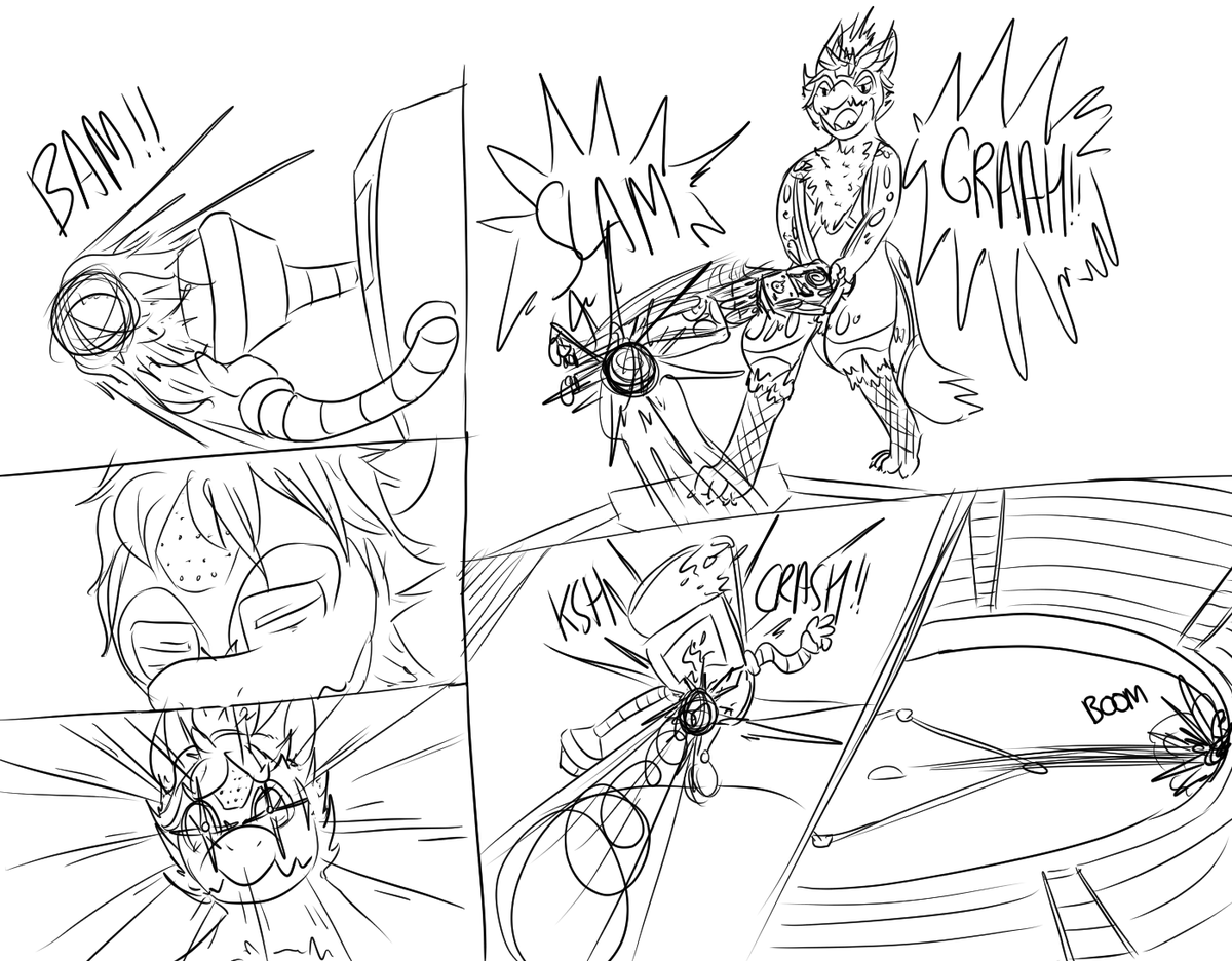 allbuckwild's tweet photo. When life throws you curveballs, send them straight back!
Nothing stops a fella's break time. 
Impromptu collab with @MechatronDragon https://t.co/dQyy8W7hOp