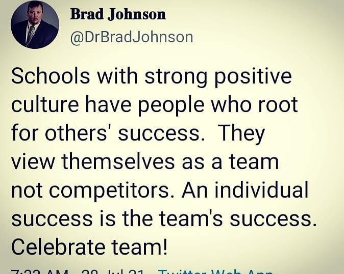 jillsiefken's tweet photo. True for any school, business, agency, or establishment. #plaea #edchat #iaedchat https://t.co/PgxXttWlJn