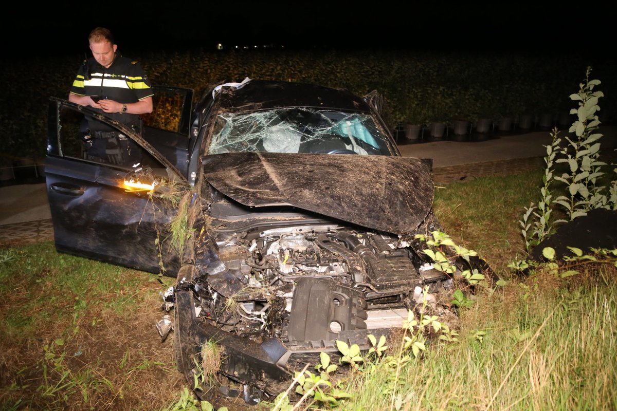 Enorme ravage bij ongeval Son en Breugel . 31 juli 2021.