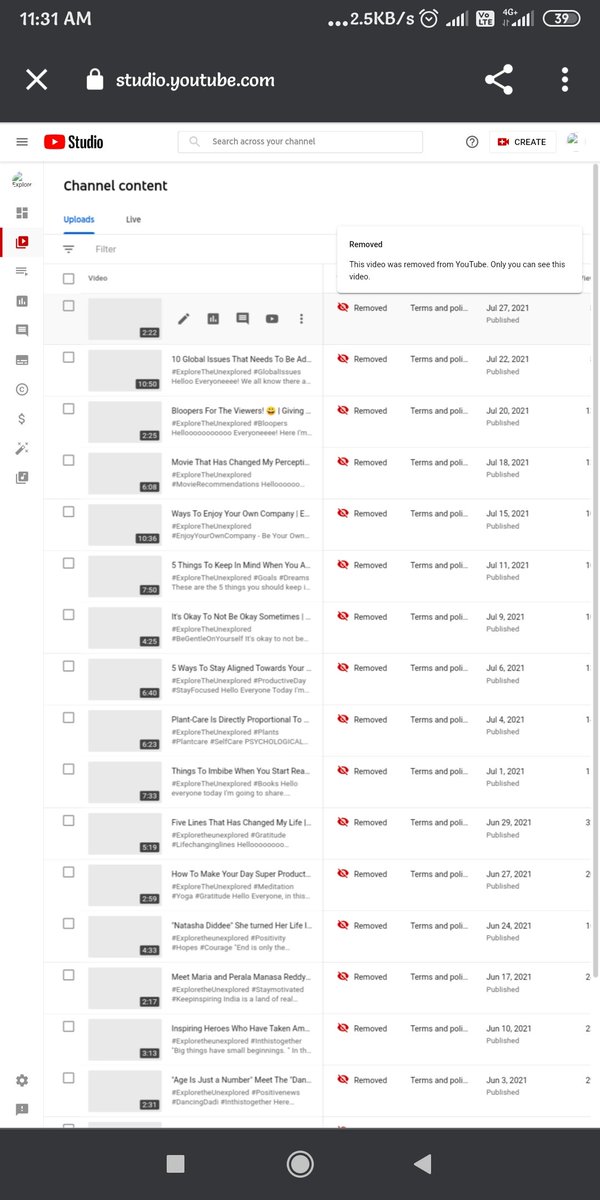 Madhuuu_Kumari_'s tweet photo. @GoogleIndia @Google 
My YouTube channel is showing some problem. Since my google account got disabled and now nothing my YouTube channel got effected due to this. 

Please look upto this matter @YouTubeIndia @GoogleIndia https://t.co/CExLPP2OM4