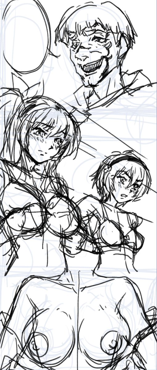 マンガ風イラストのコミッションリクエスト制作中
絵を描くのが久しぶり過ぎて描き方がわからないw
あとキャラが似ない😓 