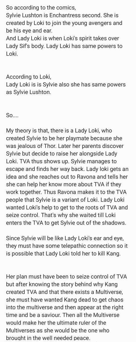 TheLifology's tweet photo. #Loki #LadyLoki
#Sylvie #lokitheory
Just a theory 🧐 https://t.co/VtdxdO7yRb
