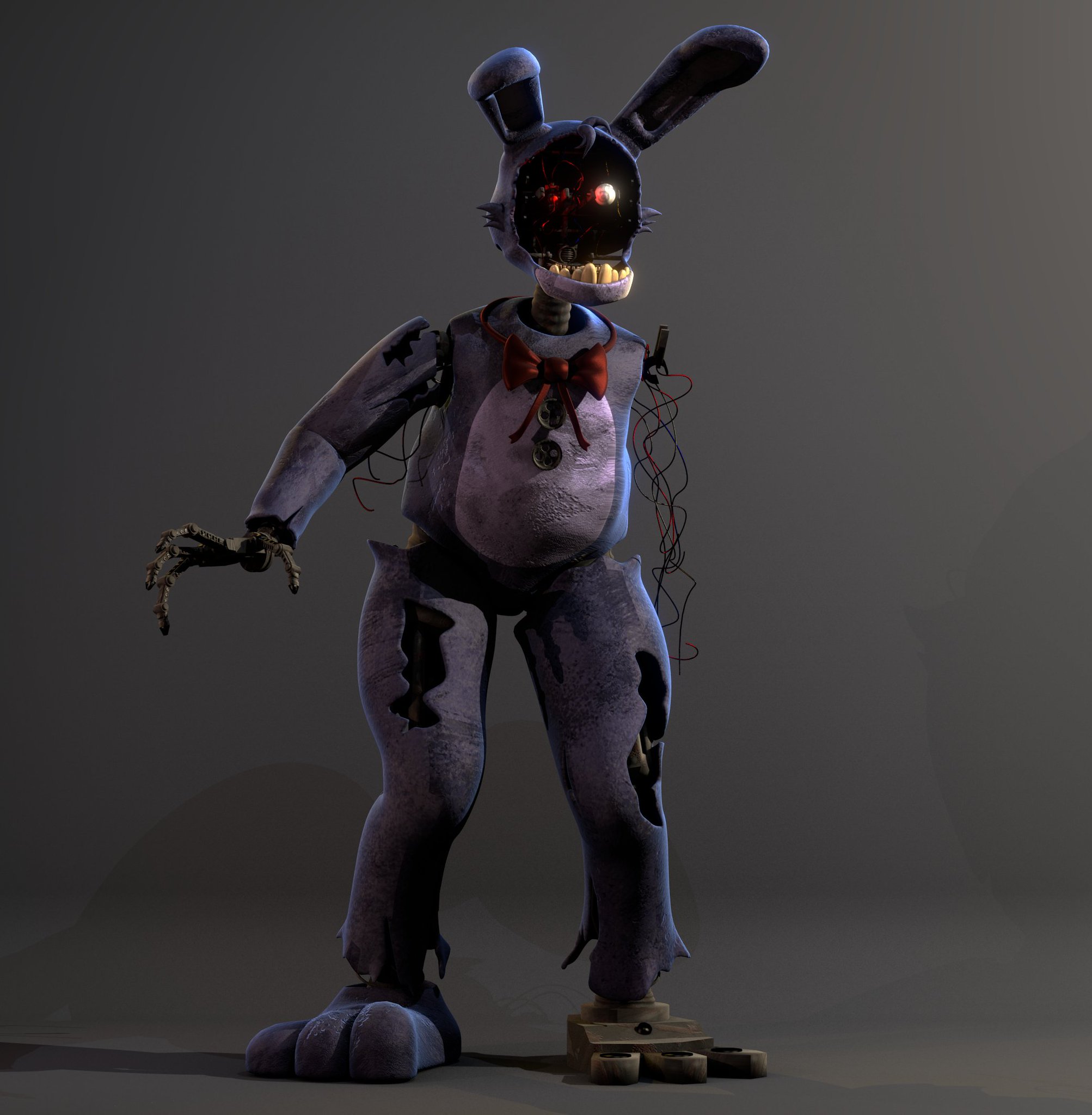 Monster Withered Bonnie in FNaF AR (Mod/Edit) by RealZBonnieXD on