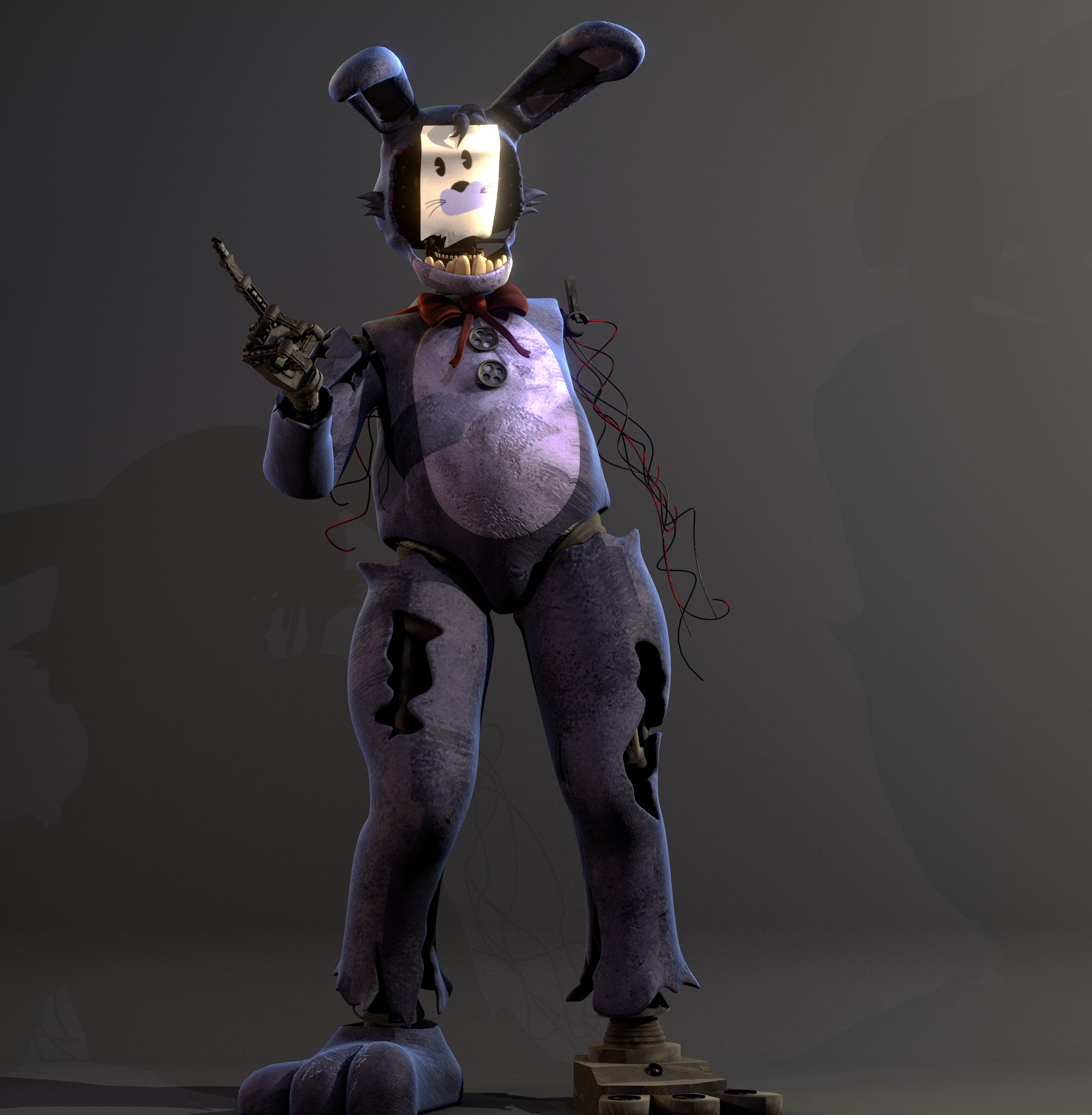Monster Withered Bonnie in FNaF AR (Mod/Edit) by RealZBonnieXD on