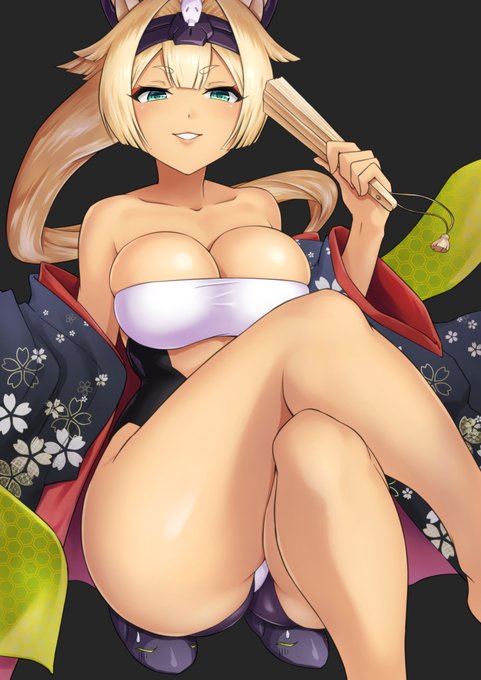 |ω・)つ(玉藻の前完成〜。今回は素体モード+着物で。ポーズはパケ絵の反対にしてみました。キットはこれから組みます!)
#メガミデバイス 