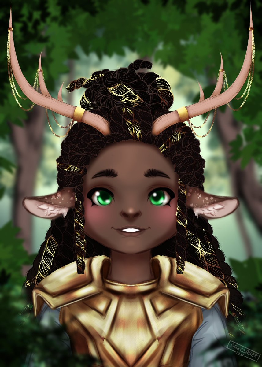 Little doodle I did for a friend earlier today. :>