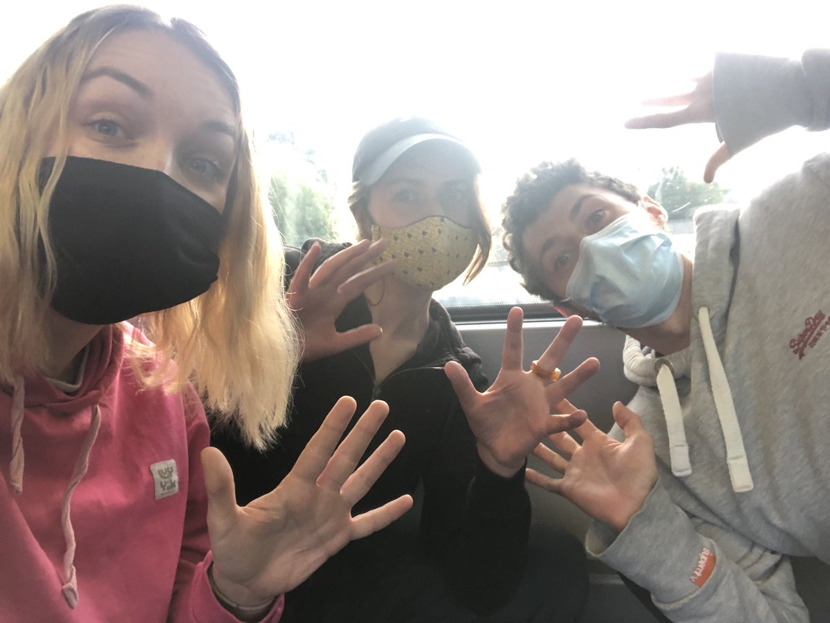 We may have left home at 6am but we’re on our way to <a href="/warrenfestival/">The Warren</a> .. and as you can see we are FULL of energy