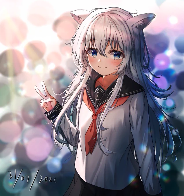 I drew Hibiki (again!). Hope you like it~
Also, thank you for 2000 followers (on pixiv)!! 
It really means a lot to me. So thank you, from the bottom of my heart.

#響 #艦これ  #艦隊これくしょん  #illustration 