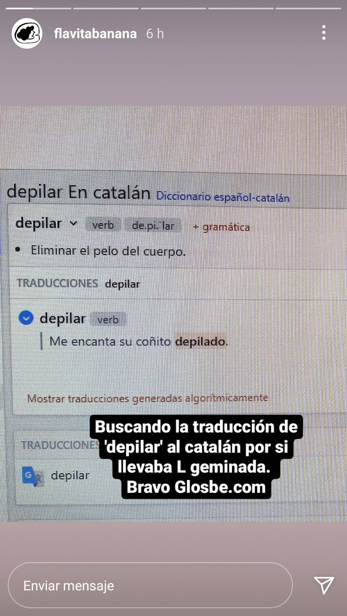 AnotherRadFem's tweet image. Ojo al diccionario misógino y de huevos rancios con el que se ha topado Flavita Banana... @Glosbe
#Glosbe #DiccionarioMachirulo
