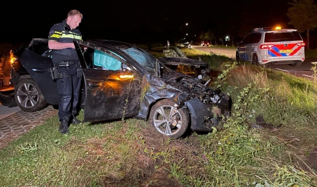 Automobilist gewond bij eenzijdig ongeluk Lieshoutseweg