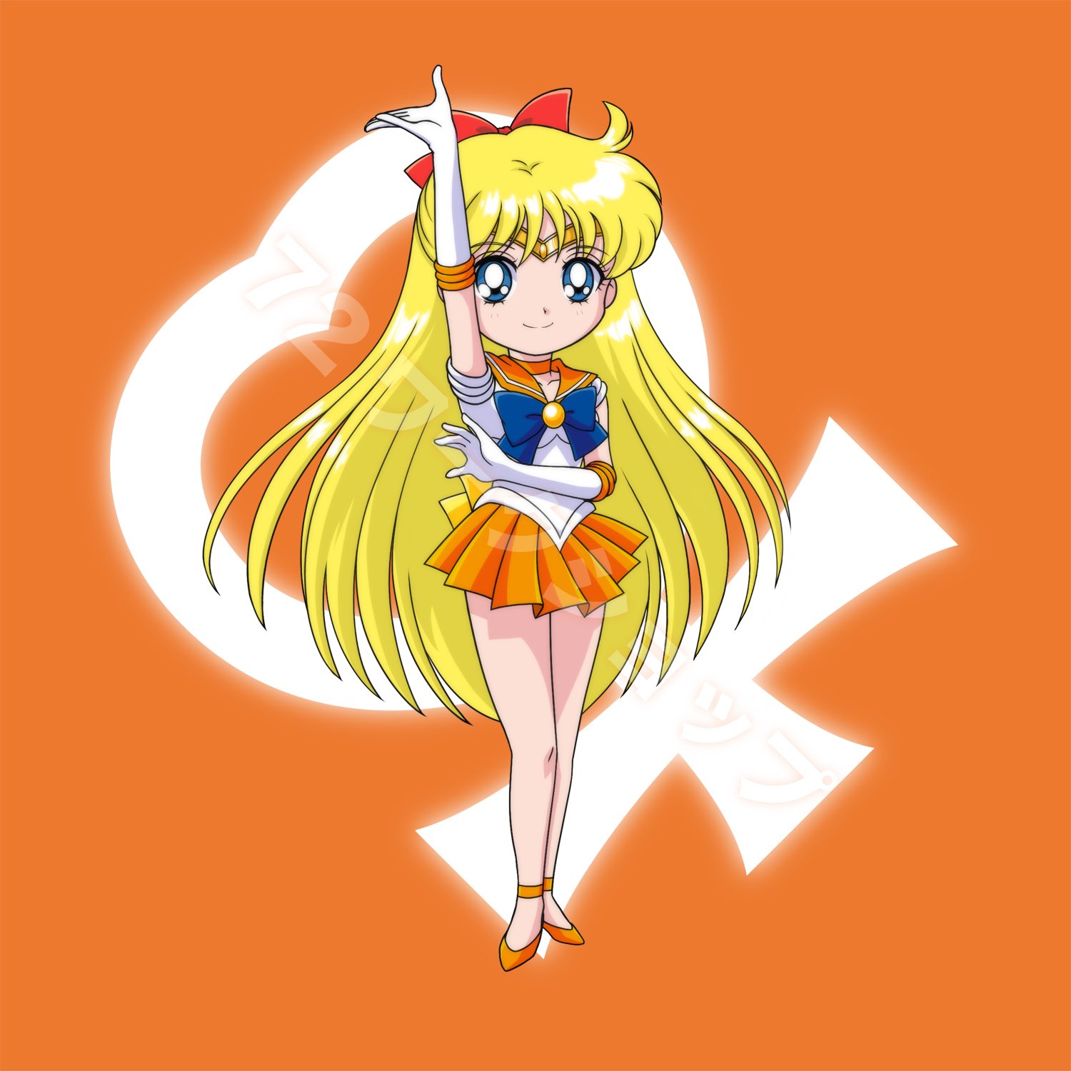 【セーラームーン / Sailor Moon】 セル画 セーラーヴィーナス 半額】 超大判 美少女戦士セーラームーン セル画 セーラー