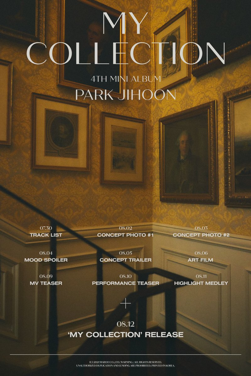 masitaseaweed's tweet image. 📌ปักหมุดเกียมใจฟูววว กับ น้องจีฮุน กันยังคร้าบบ 😁

PARK JIHOON 4th MINI ALBUM
[My Collection]
✔ 12 สิงหาคมนี้ 16.00 น. (ไทย)

2021 PARK JIHOON ONLINE CONCERT “Your Collection”
✔ 28 สิงหาคมนี้ 15.00 น. (ไทย)

#PARKJIHOON #YourCollection #Onlineconcert
Cr. @ Park_Jihoon_twt