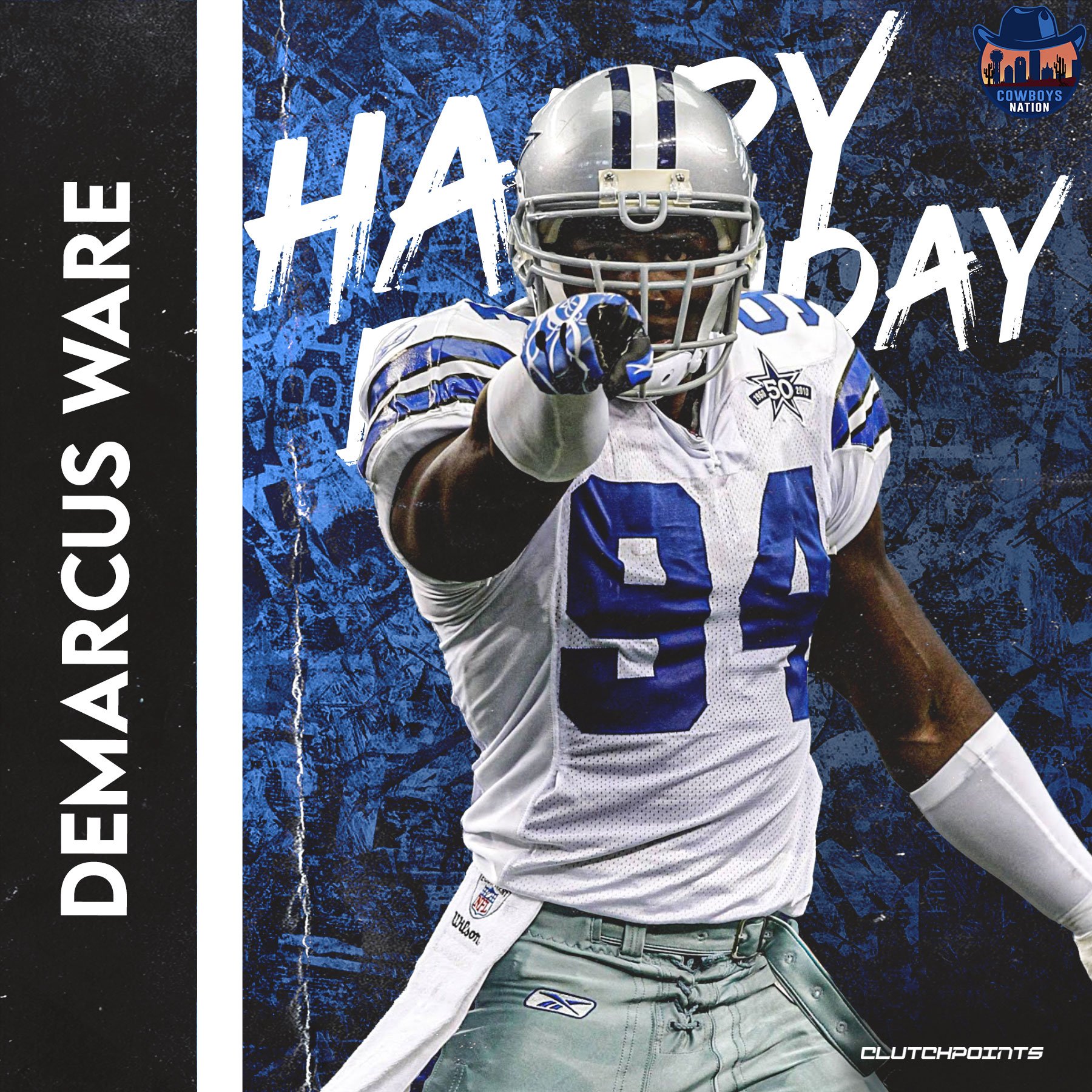 Join Cowboys Nation in greeting the legendary DeMarcus Ware a happy 39th birthday 