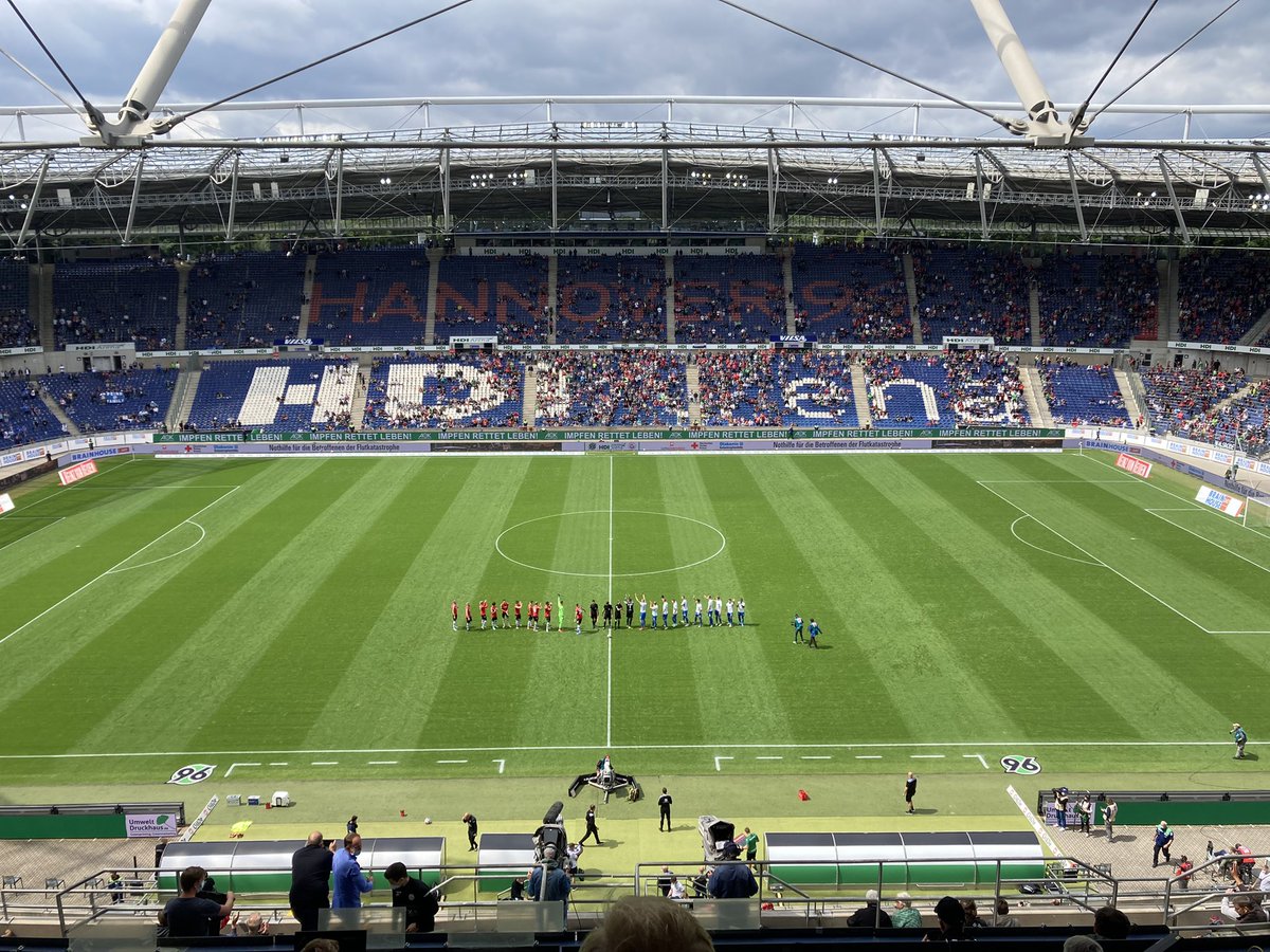 Spiel I heute: Hannover gegen Rostock. #dpareporter #H96FCH
