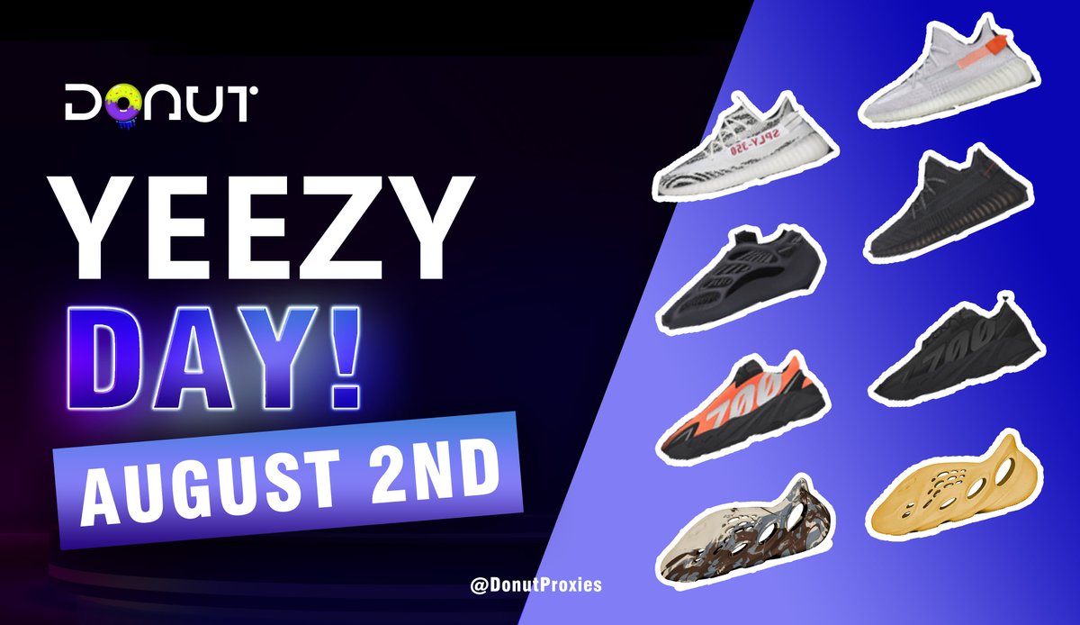 DonutProxies's tweet photo. 💥YEEZY DAY💥
🎁24h Giveaway🎁
1.🍩DONUT free 5GB x5 (YEEZY DAY SAME DAY)
2.🍩DONUT invite x10
Please：
1.Follow @DonutProxies
2.TAG your Three friends
3.RT and Like this tweet https://t.co/lCcawYcUkm