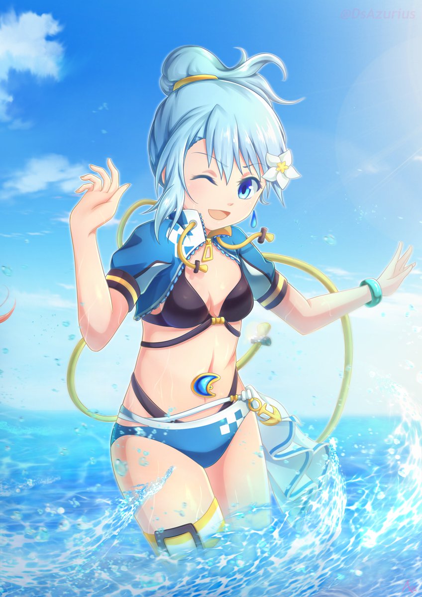 Azurius S Surfer Sayaka マギレコ 美樹さやか イラスト Azurius S Surfer Sayaka マギレコ 美樹さやか イラスト
