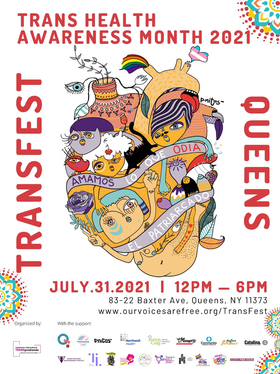CasaTransNY's tweet photo. Es hoy, es hoy, es hoy, es hoy, es hoy!!!
Nos vemos en el #TransFestQueens 
Julio/31/2021 de 12pm @ 6pm en #Queens 

📍 83-22 Baxter Ave, Queens, NY 11373

#translivesmatter #transgender #transisbeautifull #transpower #transition #transrights #transcommunity https://t.co/WUpIOLUJnr