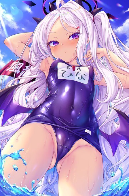 ブルーアーカイブの水着ヒナちゃん