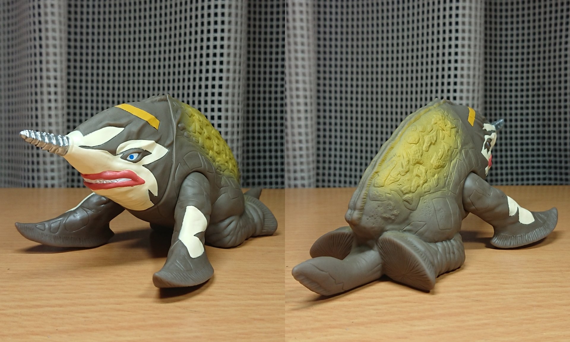 ウルトラ怪獣 エラー（足裏未修整） シラリ― シーラギ ソフビ