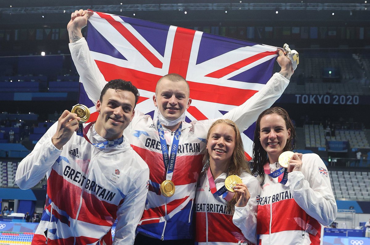 Another day, another 🥇!

Congratulations Kathleen Dawson, part of a world-record 4x100m medley relay swim!