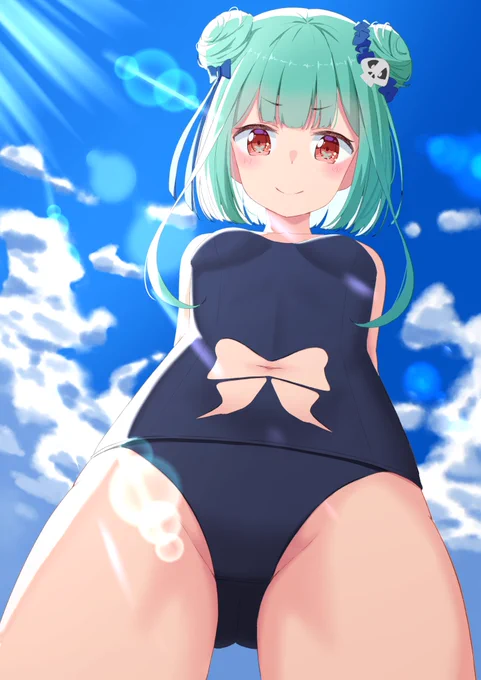 #るしあのエッッ
(再掲)去年の夏に描いたスク水を置いておきます👍 