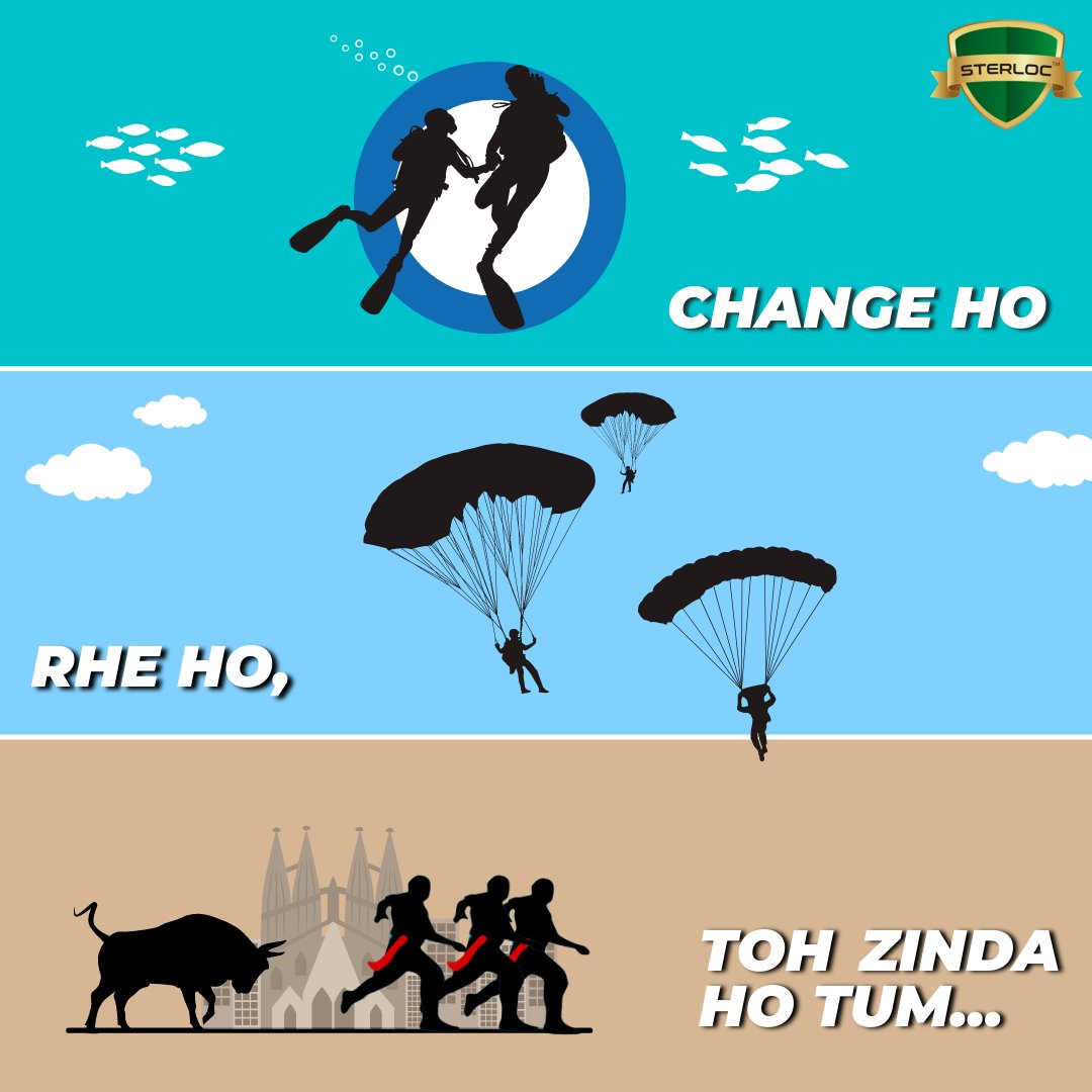 SterlocIndia's tweet photo. #Change ho rhe ho, to zinda ho tum… True that! 10 years of #zindaginamilegidobara, classic #ZoyaAkhtar creation.
Read more : https://t.co/DX7jnmmz2z
#ZNMD #Bollywood #10yearsofZNMD #IndianCinema #HrithikRoshan #KatrinaKaif #FarhaanAkhtar #NaseerudinShah #AbhayDeol https://t.co/0oSIacMrYO