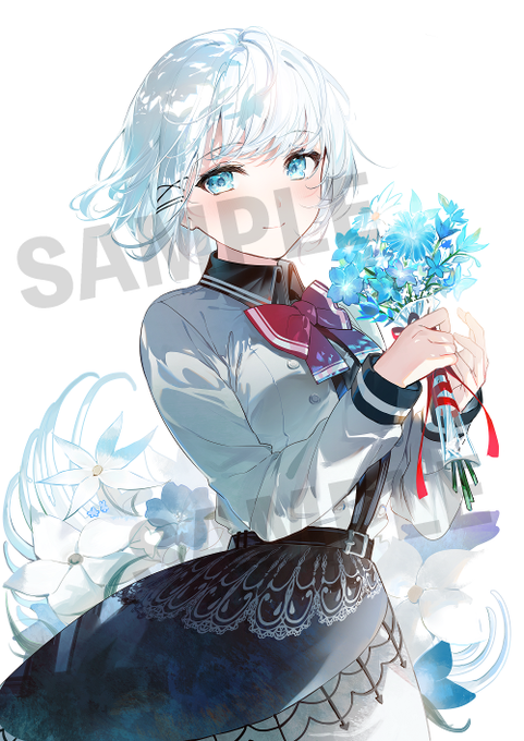 三嶋くろね先生 Blue Rose 版画（☆神絵祭新商品・大量入荷