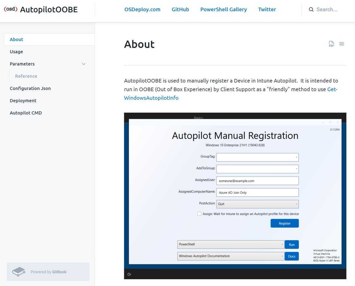 SeguraOSD's tweet photo. #AutopilotOOBE Documentation is now available https://t.co/SGrPllXDo2

#OSD #OSDeploy @mike_marable @miketerrill @StephenTL @gwblok @TheNotoriousDRR @AkosBakos https://t.co/17TRL1c35l