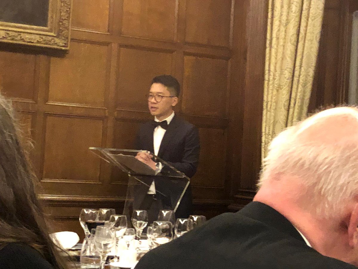 MTYoungBar's tweet photo. Thank you to everyone who joined us at the Annual Dinner, we had a wonderful time celebrating with you all! A big thank you to our guest speaker @nathanlawkc who touched us with his moving speech about his fight for democracy in Hong Kong. An inspiration to us all! #MTYoungBar https://t.co/OY4FqqqKYR