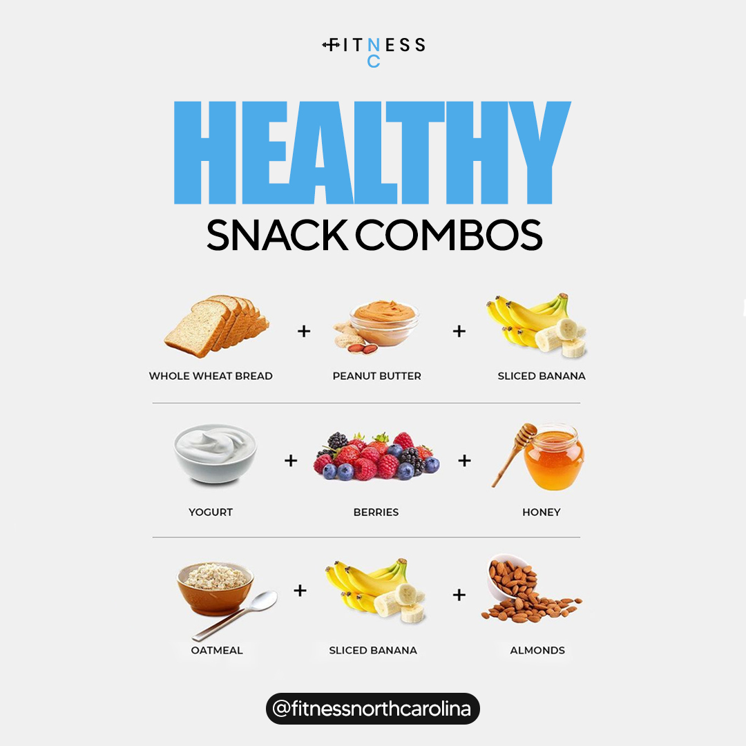 Fitness NC on Twitter "Snacking is actually good for your health