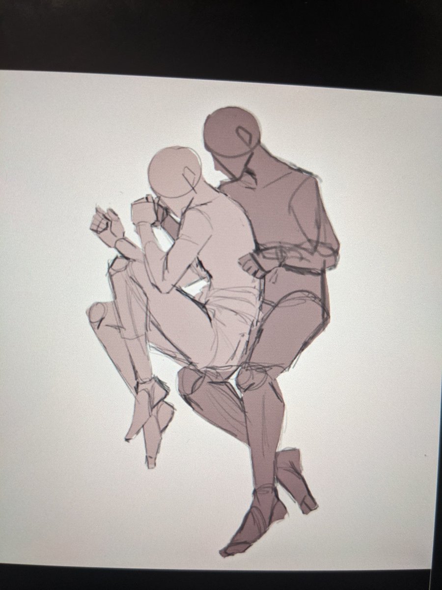 Acornyperson's tweet photo. WIP of a couple drawing pf Ty and Jazz. Anatomy is hard yo
#ocart #shipart https://t.co/Fqb6h3Z3gi