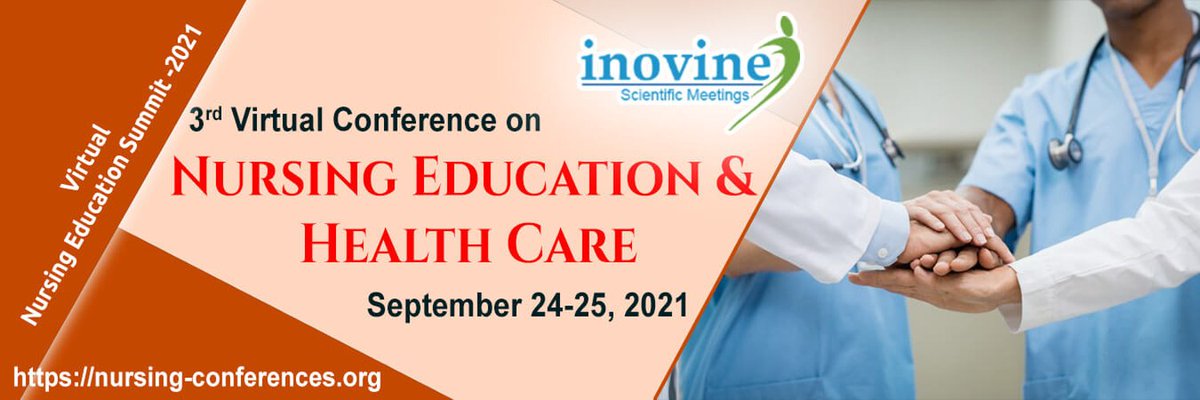 Call for abstracts!!!
Present your research work as Oral, Video and poster presentation.

Deadline for abstract submission August 15, 2021

Submit your abstract @ nursing-conferences.org

#nursingconference #registerednures