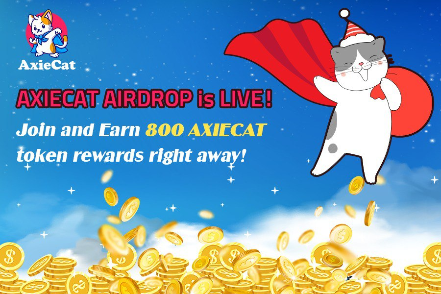 axiecat's tweet image. ✅Total Reward: 800 AXC
Spotlight: Distribution starts after airdrop ends
Airdrop Link: Airdrop page t.me/Axiecat_Airdro…
🔹Join on Telegram group t.me/AxiecatCommuni…
🔹 Join channel t.me/Axiecat
🔹Follow on Twitter  and Retweet