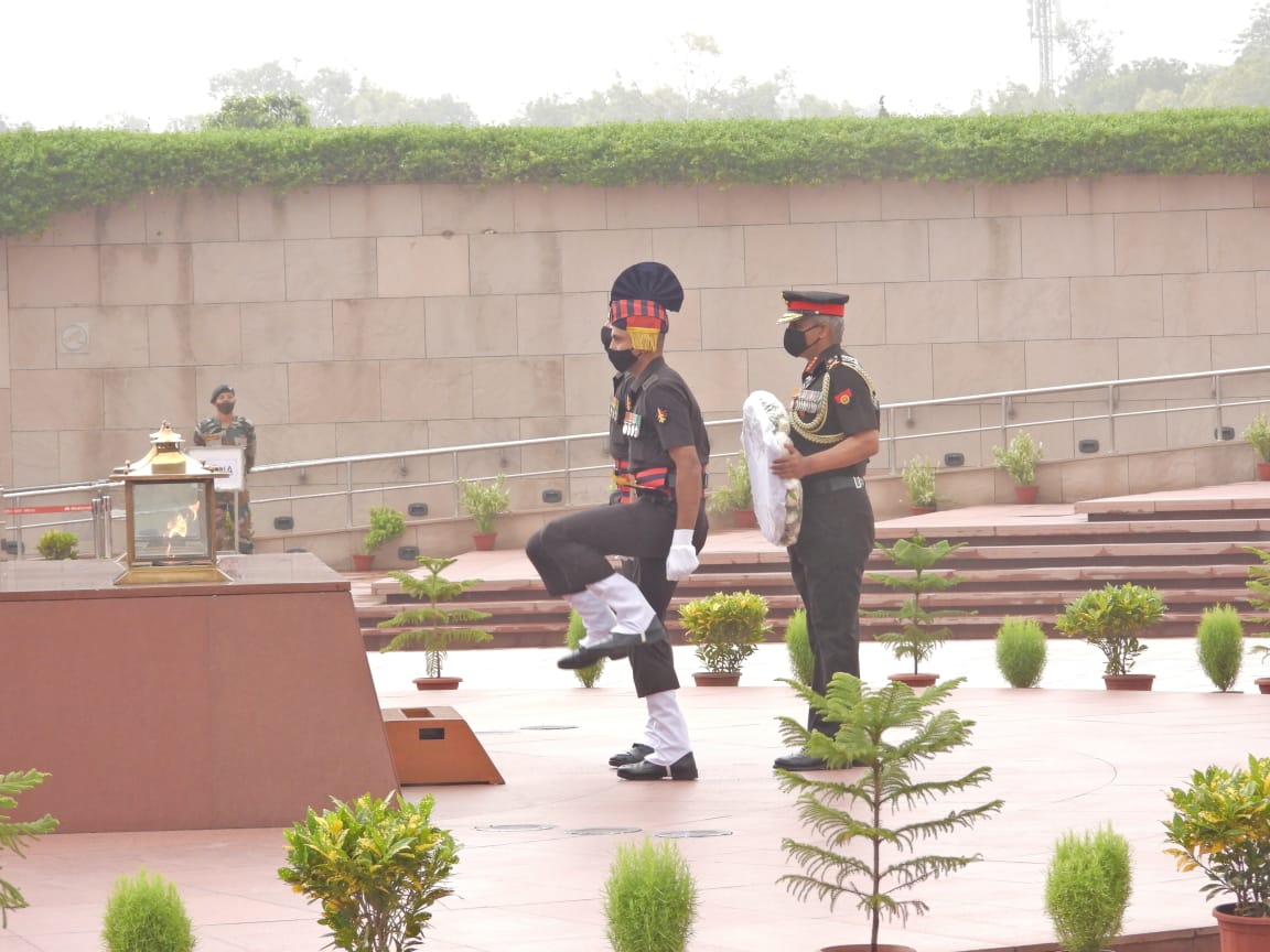 Lieutenant General K Ravi Prasad after serving for four decades in