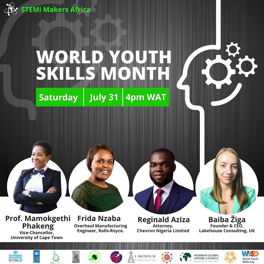 The Moment We've been waiting for has Come!!!

223 Registered Attendees.
25 Countries.
47% Female, 53% Male
1 Stage.

We are so delighted to be hosting Professor <a href="/FabAcademic/">Kgethi Phakeng, PhD(Wits); Hon DSc (UBristol)</a>
<a href="/reginaldaziza/">Dr. Reginald Aziza</a>
<a href="/BaibaZiga/">Baiba Žiga</a>
Frida Nzaba.

We still have 27 Free Tickets available.