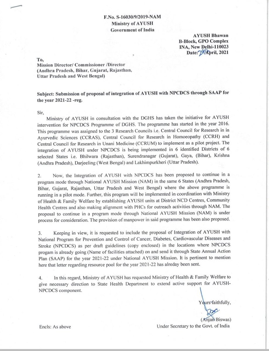 nifcrccb's tweet photo. Due to closure of npcdcs ayush project in darjeeling and kalimpong district patient are getting trouble for medicine which they are getting from the unit.Therefore request you to kindly implement national ayush mission in west bengal with immediate effect with all existing staff https://t.co/WuVJpTMAEh