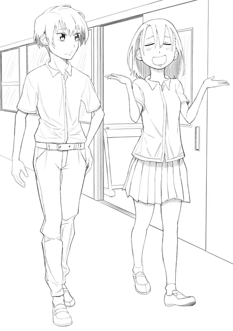 完成。線画の上手くいかなさに悩みまくったけどもういいや。こんまま突っ切ろう…
#絵描きさんと繋がりたい 