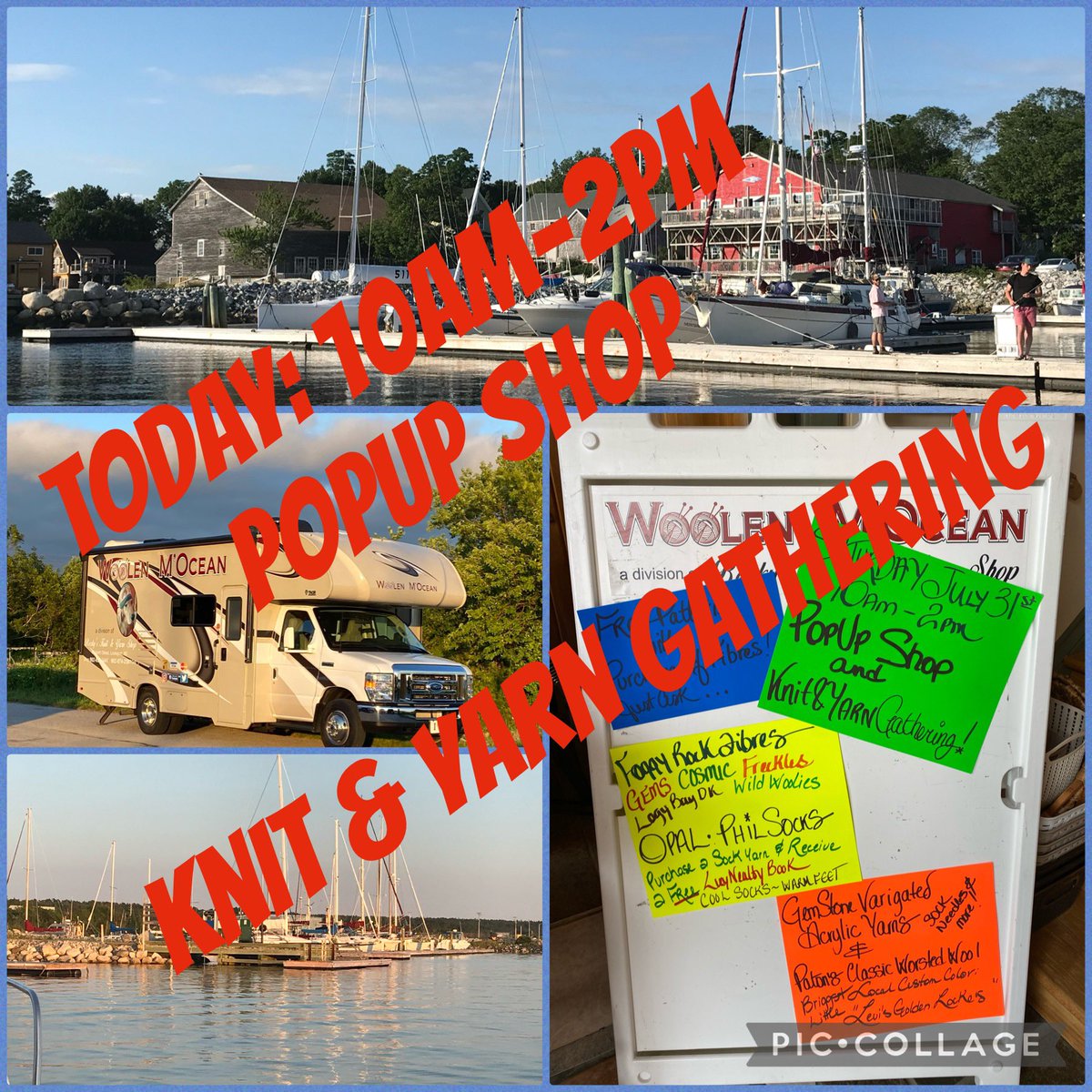 beckysknit's tweet photo. Saturday July 31st ~ 10am-2pm ~ @ Shelburne Harbour Yacht Club Parking Lot ~ 1st 2021 PopUp Shop for Woolen M’Ocean ~ Don’t Miss Out 🧶 https://t.co/26ybSX30Tc